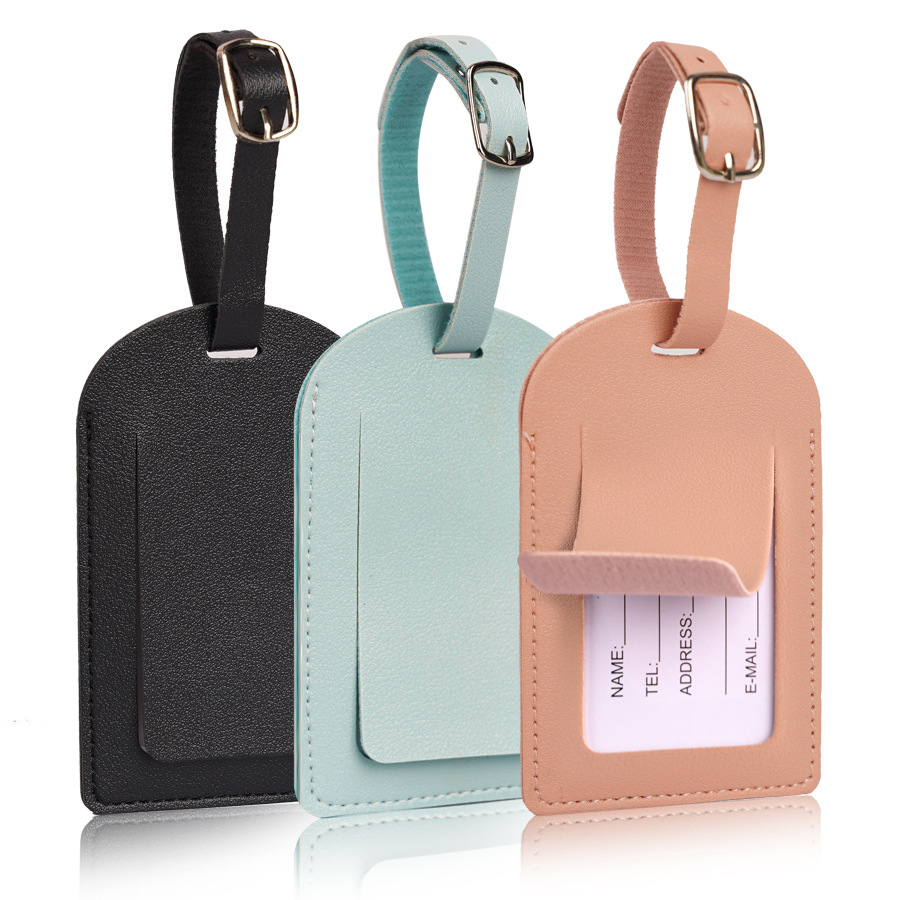 Travel Accessories Sale - Damskie Męskie Etykiety Bagażowe Skórzane PU
