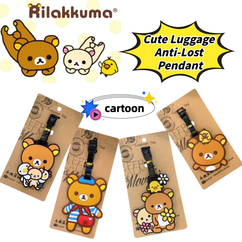 Travel Accessories Sale - Rilakkuma Kreatywna Personalizowana Zawieszka do Bagażu,