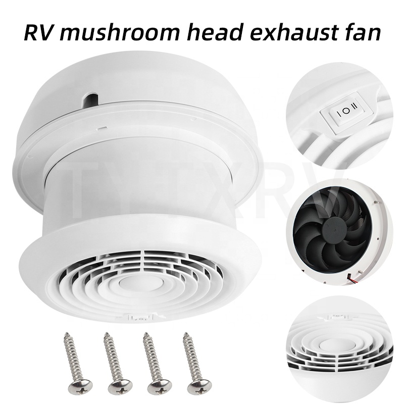 Travel Accessories Us - Akcesoria do kamperów DC12V/24V Mocny wentylator