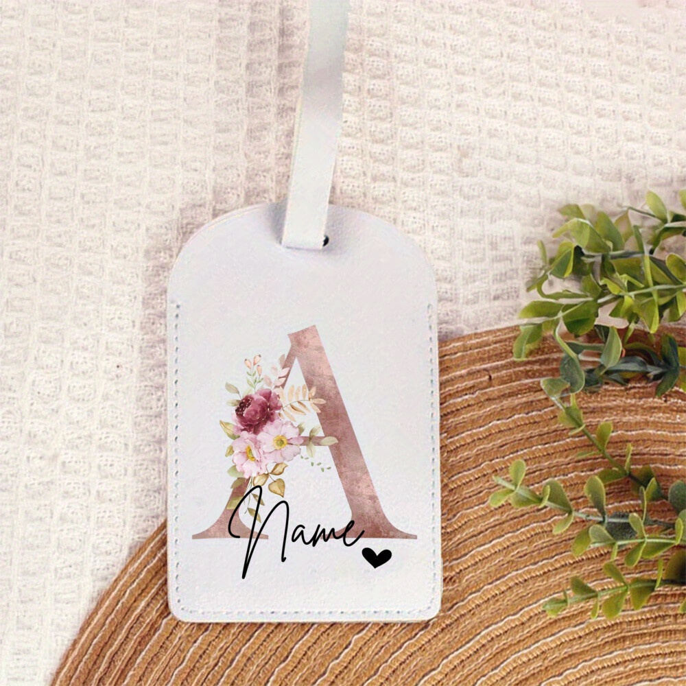 Travel Accessories Name - Personalizowana zawieszka do bagażu z PU,