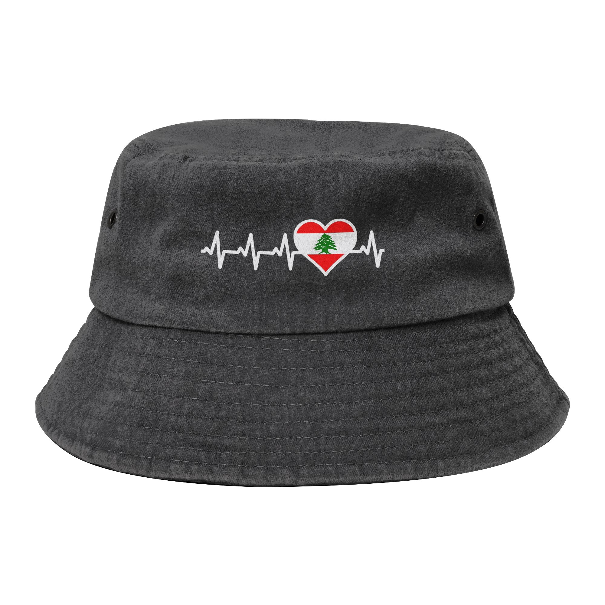 Travel Accessories Lebanon - Czapka typu bucket hat z flagą