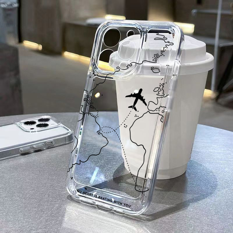 Travel Accessories Iphone - Przezroczyste etui na telefon z motywem