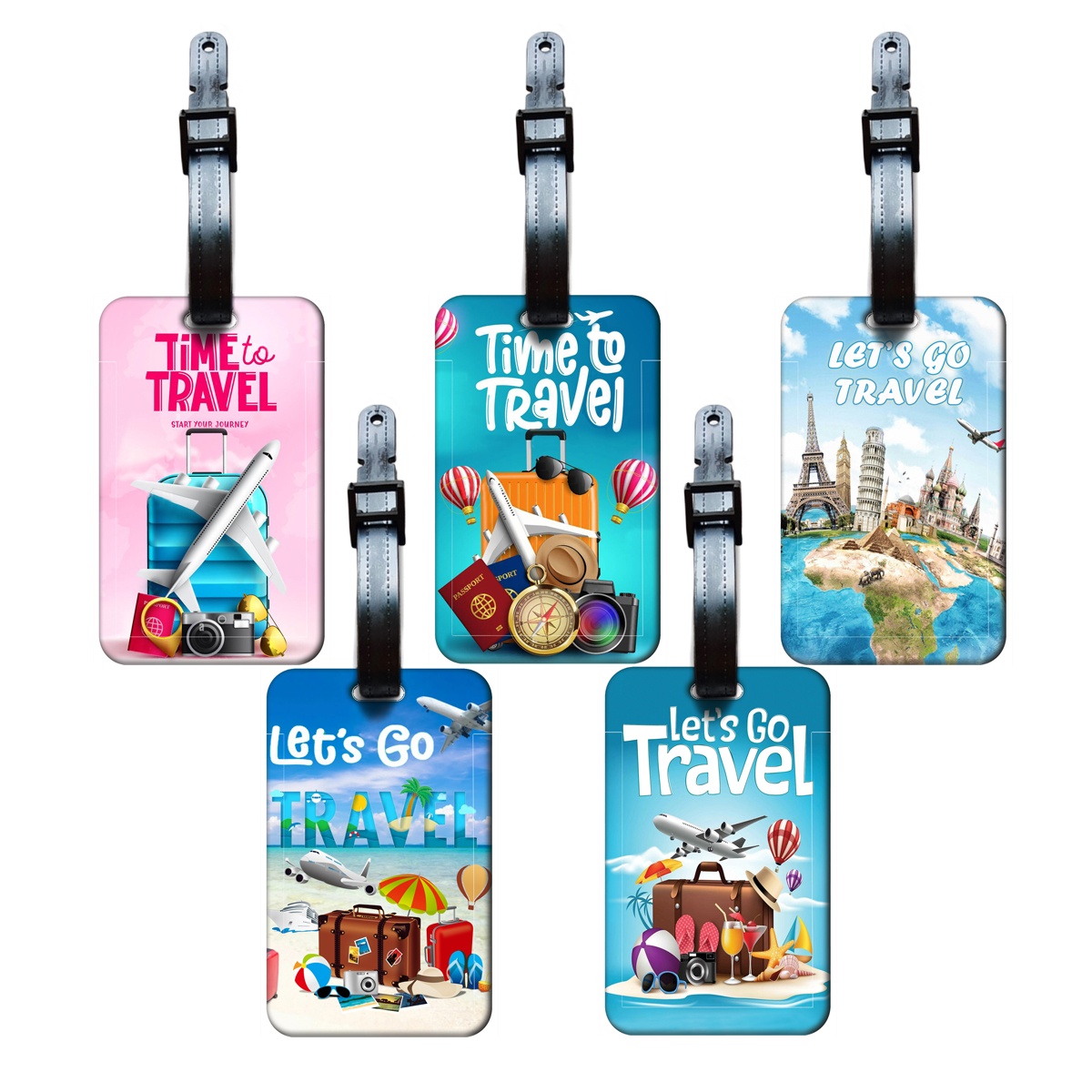 Travel Accessories Sale - Etykieta Bagażowa w Stylu Podróżniczym Męska