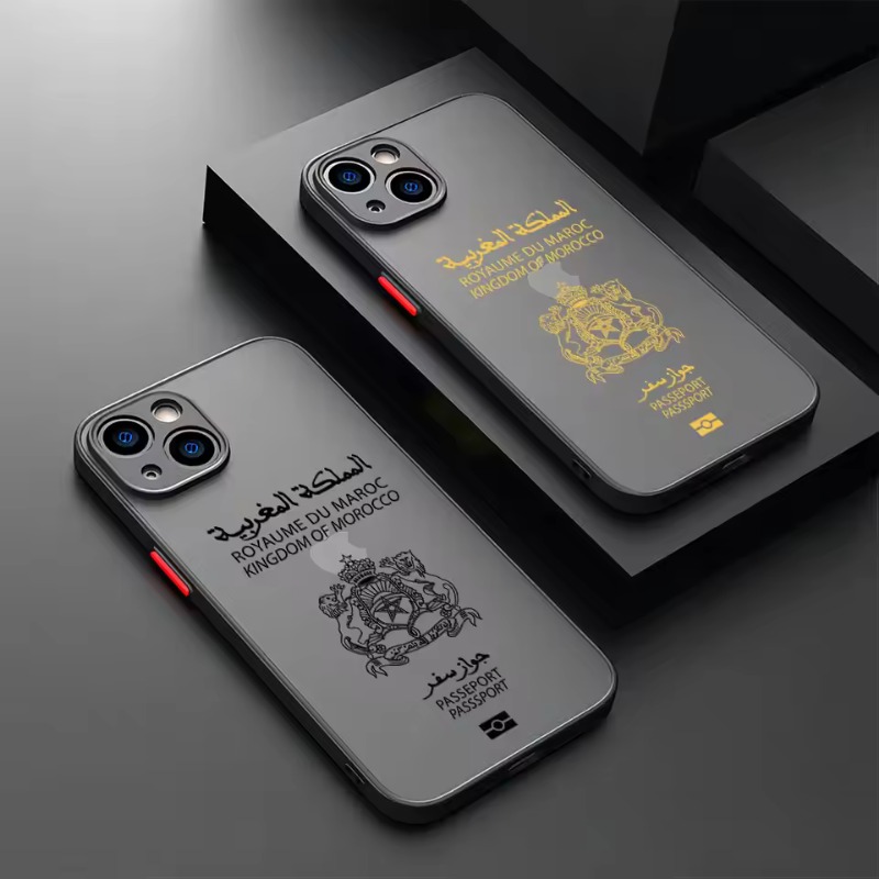 Travel Accessories Iphone - Etui na telefon z mapą Maroka