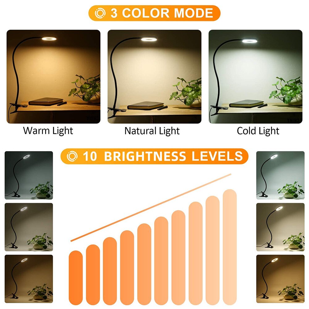48 LEDów Zacisk Lampy Biurkowe – Book Light Flexible recenzja i cena