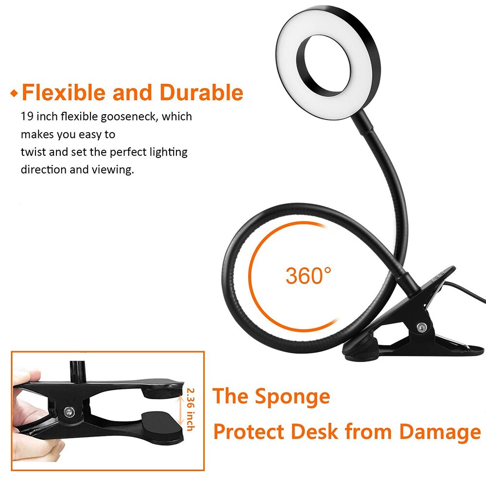 48 LEDów Zacisk Lampy Biurkowe – Book Light Flexible recenzja i cena
