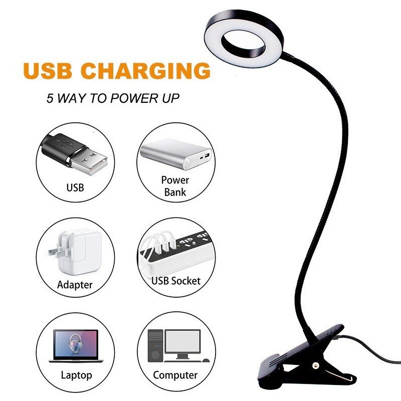 48 LEDów Zacisk Lampy Biurkowe – Book Light Flexible recenzja i cena