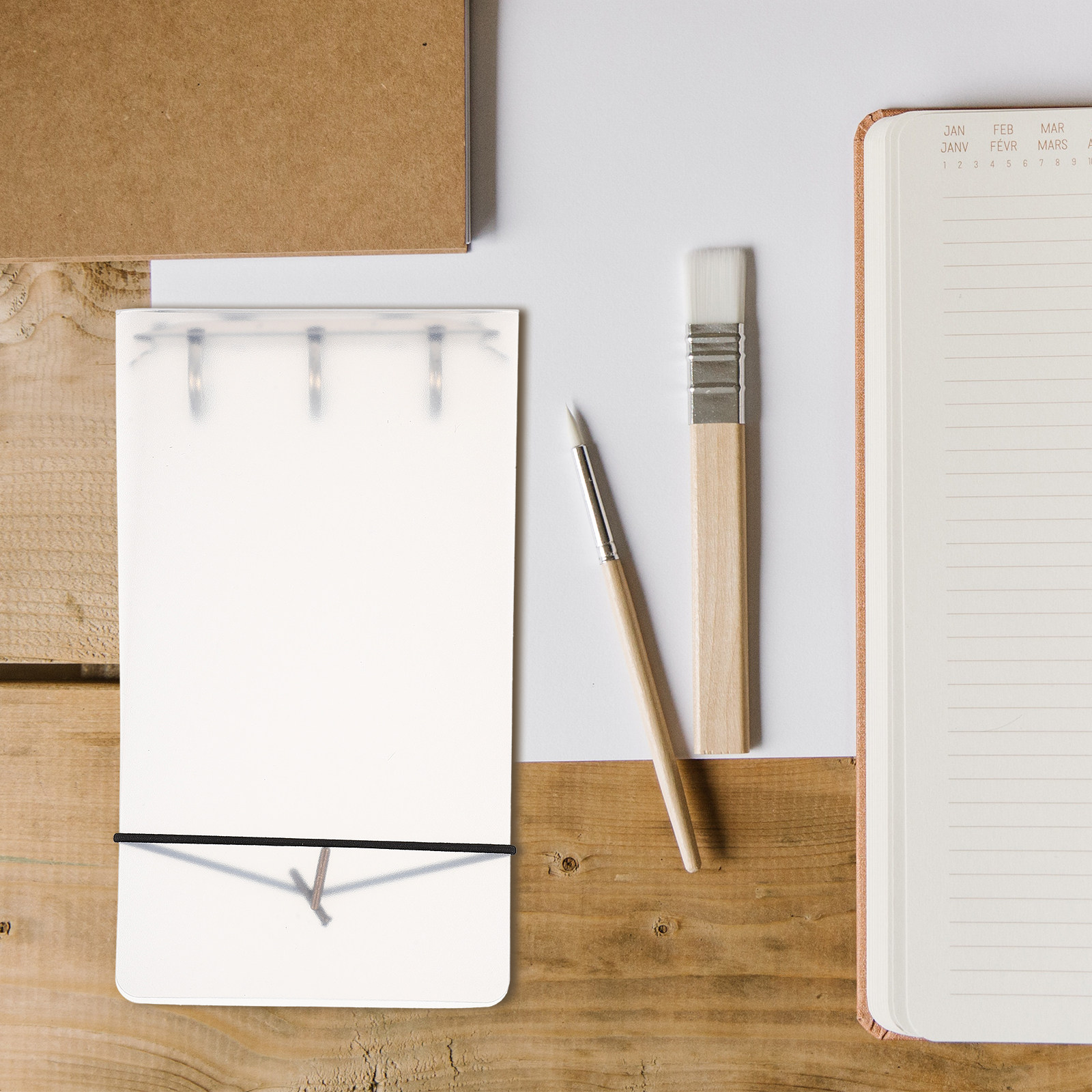3 sztuki przezroczystych notat – Travel Notebook Journal recenzja i cena