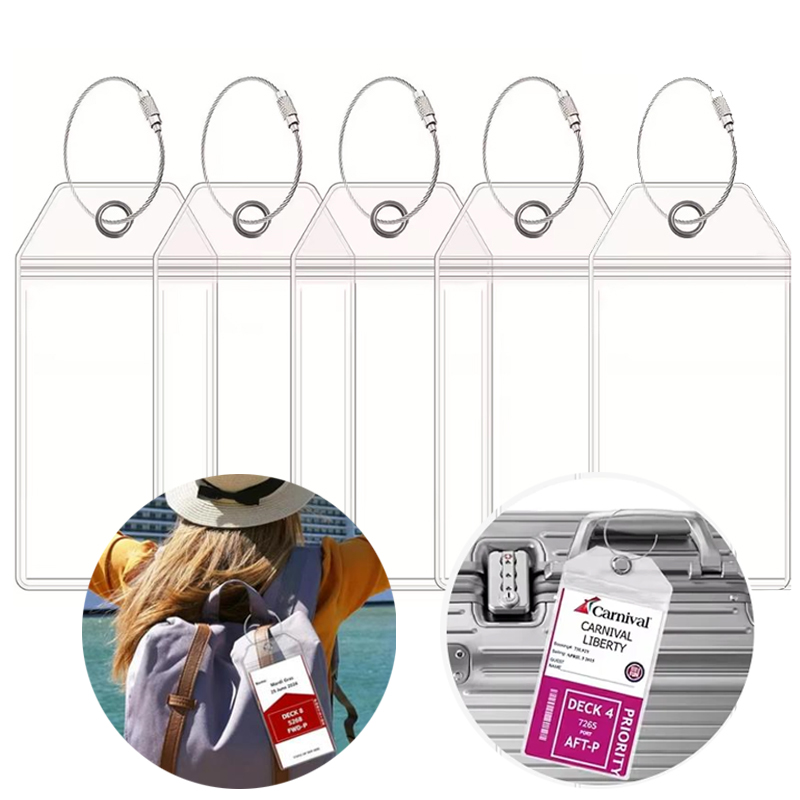 5 szt. przezroczystych etykiet – Travel Accessories Sale recenzja i cena