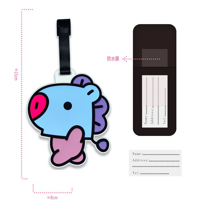 Uroczy breloczek BT21, kresków – Travel Accessories Sale recenzja i cena