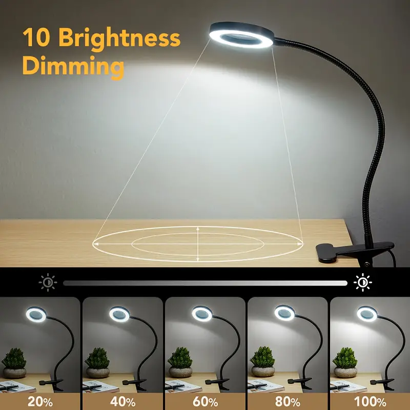 Lampka biurkowa z klipsem, 48  – Book Light Flexible recenzja i cena