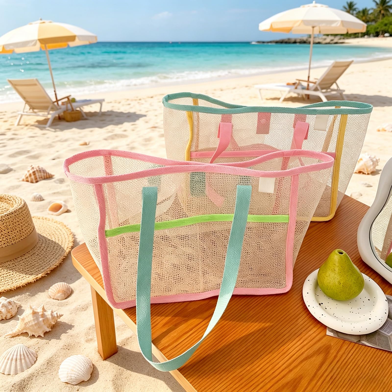 Torby plażowe damskie, kolorow – Travel Accessories Us recenzja i cena
