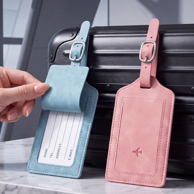 1 szt. etykieta na bagaż z PU  – Travel Accessories Name recenzja i cena