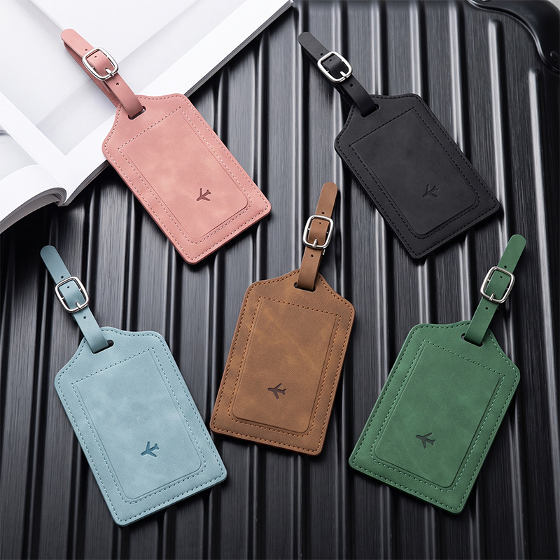 1 szt. etykieta na bagaż z PU  – Travel Accessories Name recenzja i cena