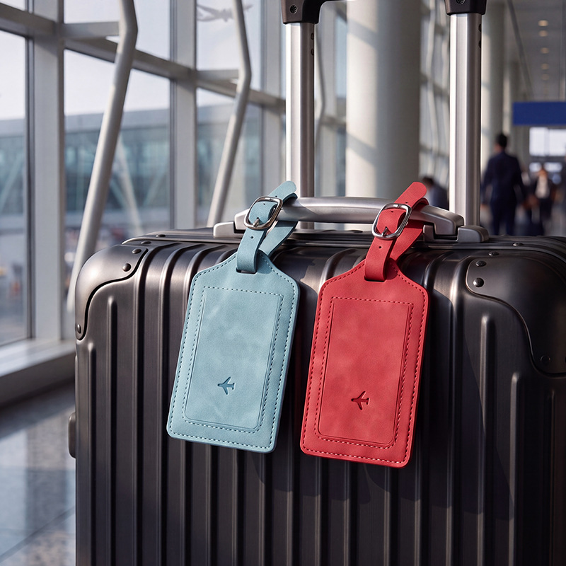 1 szt. etykieta na bagaż z PU  – Travel Accessories Name recenzja i cena