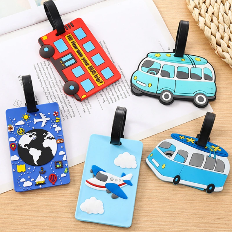 Cute Cartoon Cars PVC Silikono – Travel Accessories Name recenzja i cena