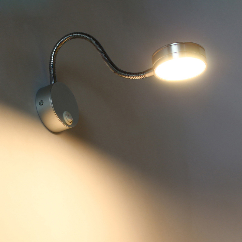 Lampa ścienna LED 3W z giętką  – Book Light Flexible recenzja i cena