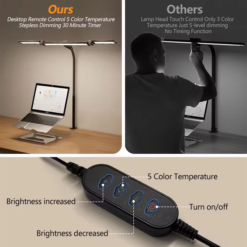 Lampa biurkowa LED, chroniąca  – Book Light Flexible recenzja i cena
