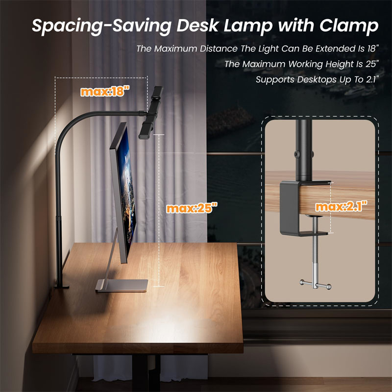 Lampa biurkowa LED, chroniąca  – Book Light Flexible recenzja i cena
